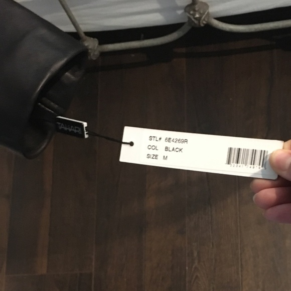 NWT Tahari leather jacket - Picture 4 of 5